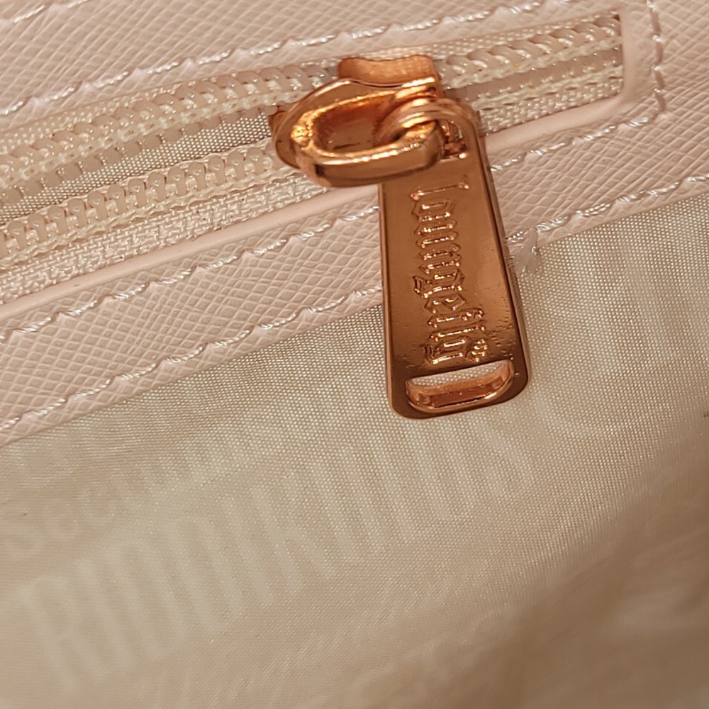 Loungefly Harry Potter Deathly Hallows Elder Wand Pink Satchel Handbag Rose Gold - Picture 13 of 16